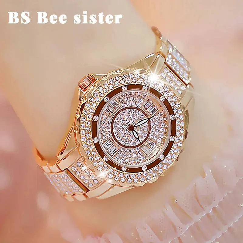 Diamond Elegance Luxury Women Watch Timeless Functional
