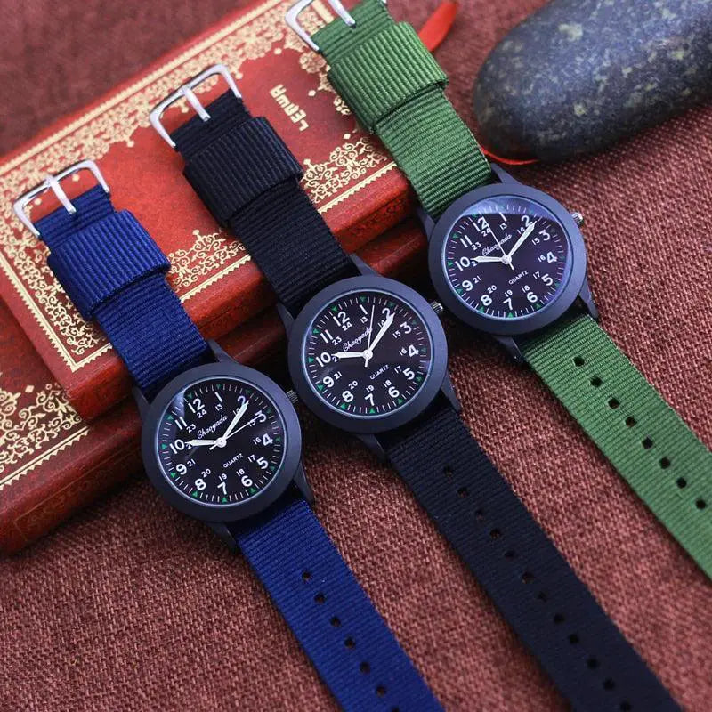 Chaoyada Kids Military Style Luminous Quartz Watches
