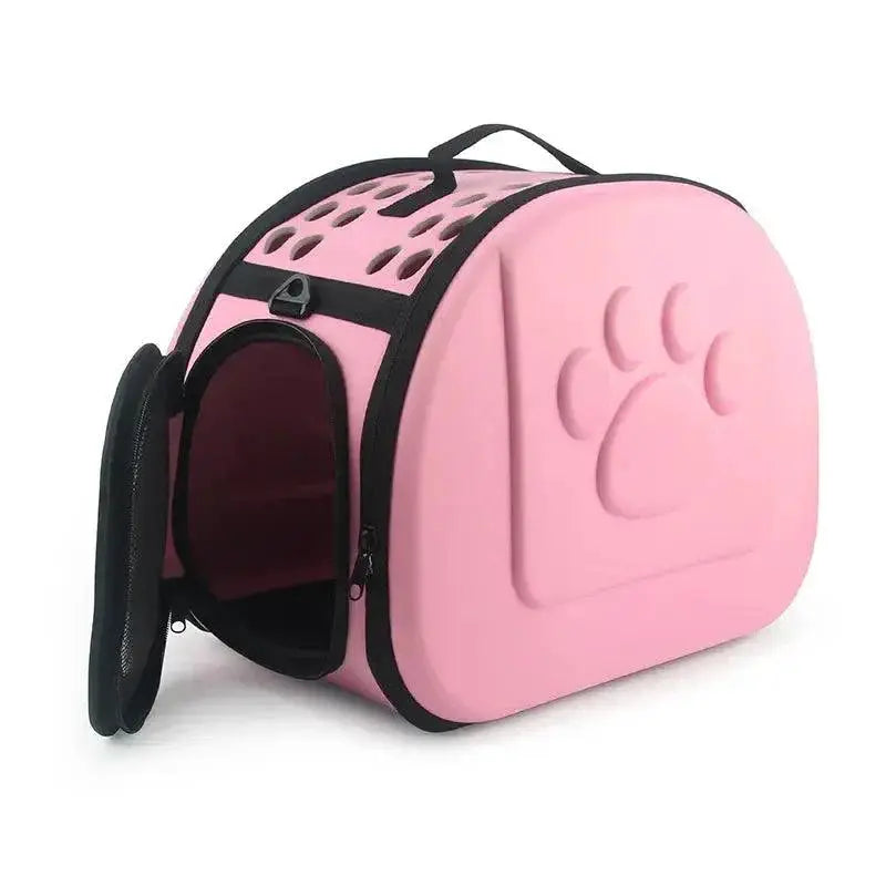 Pure Color Portable Pet Carrier Stylish Travel Bag