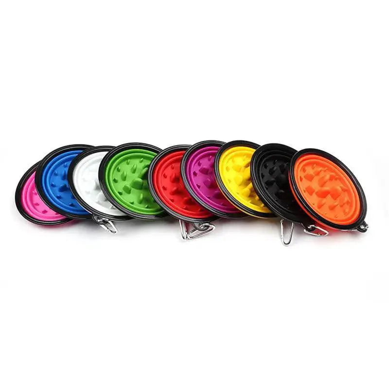 Travel Foldable Dog Bowl Portable On The Go For Pet Owners