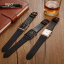 Mens Rectangle Dial Watch Durable Build