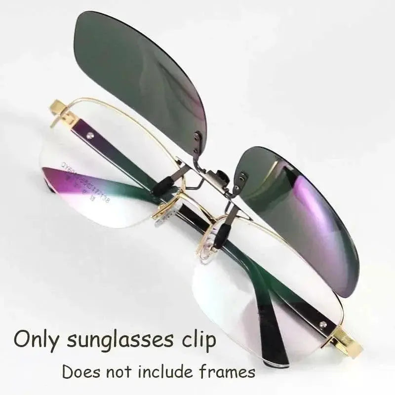 Polarized Clip On Sunglasses For Prescription Glasses