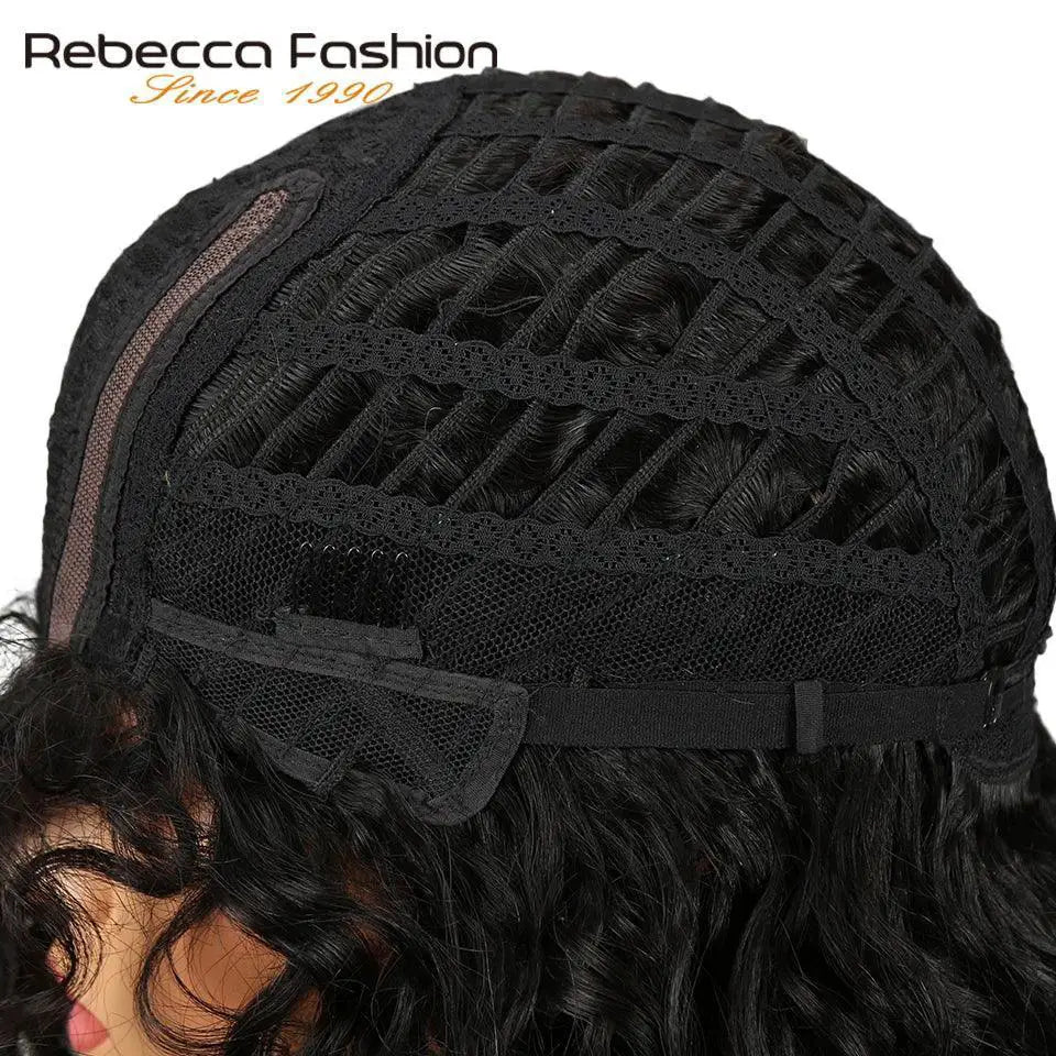 Rebecca Peruvian Sassy Curl Lace Wig Premium Human Hair