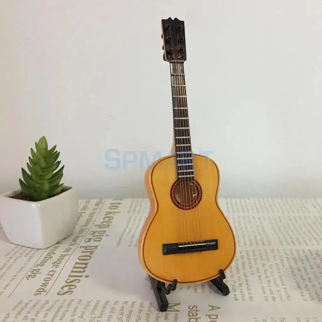 1/6 Scale Handcrafted Wooden Electric Guitar Model Ornament - OurLum.com