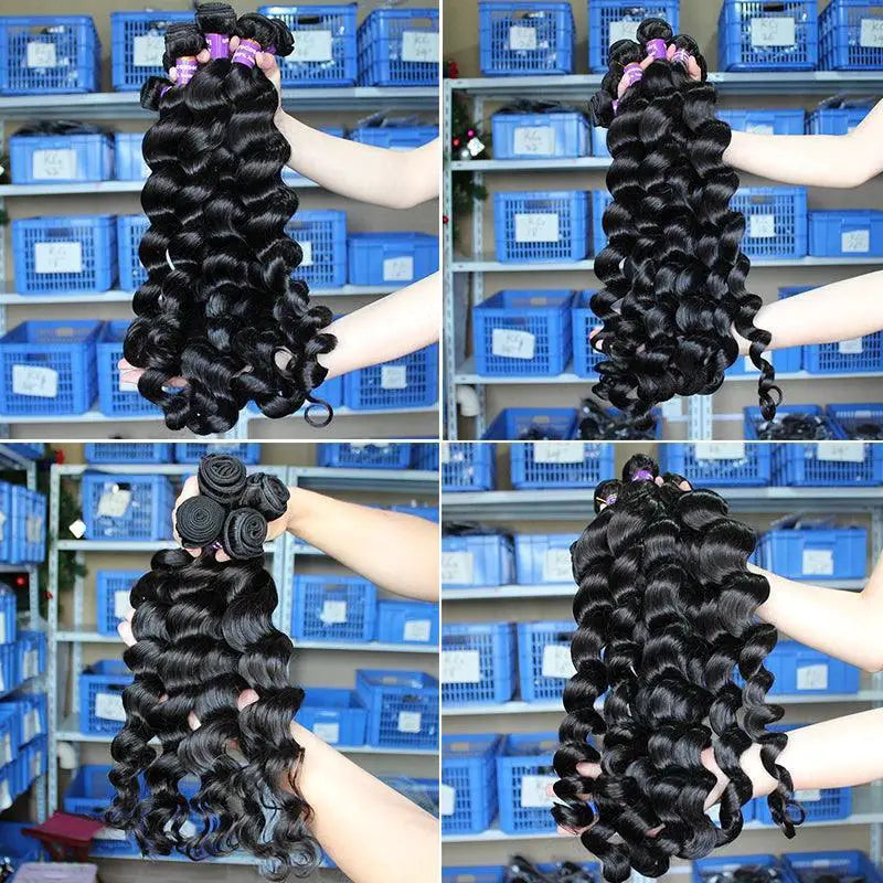 Ever Beauty Loose Wave Brazilian Virgin Hair Bundles 18 Inch