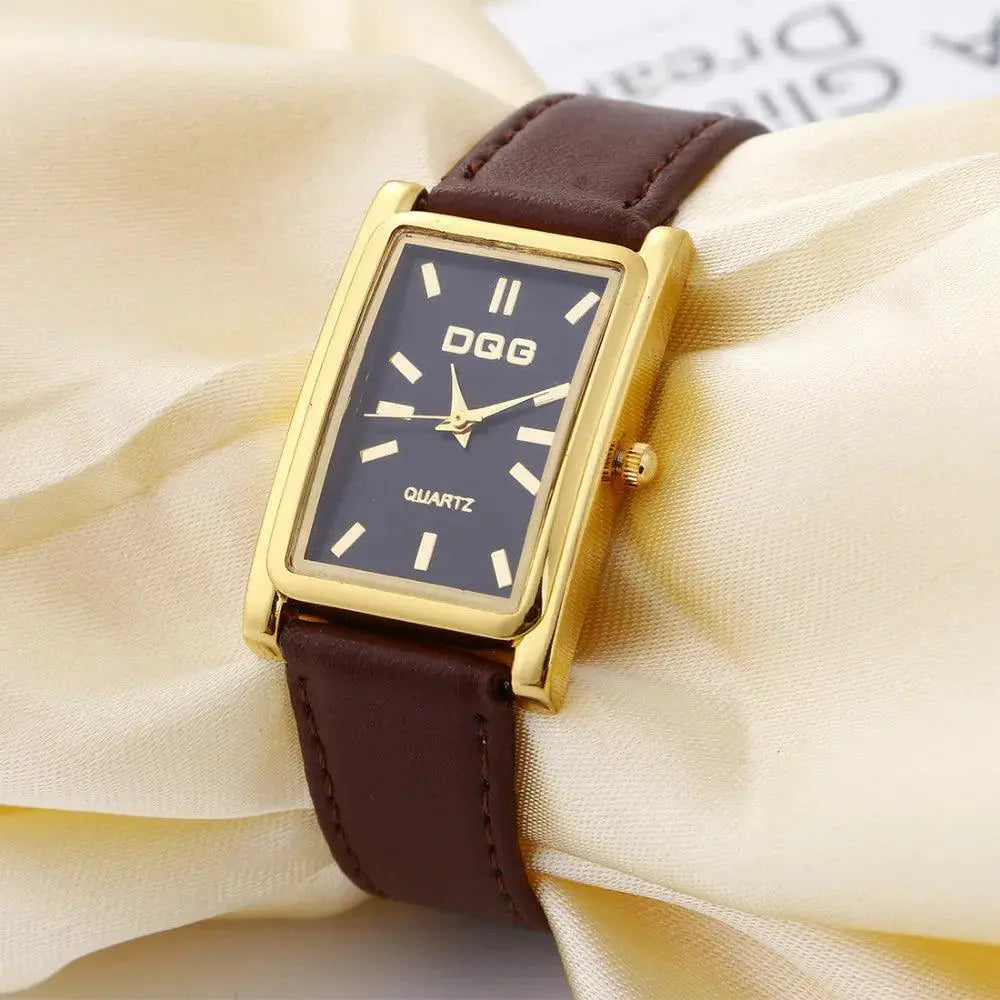 Sophisticated Gold Womens Quartz Watch Elegant Business
