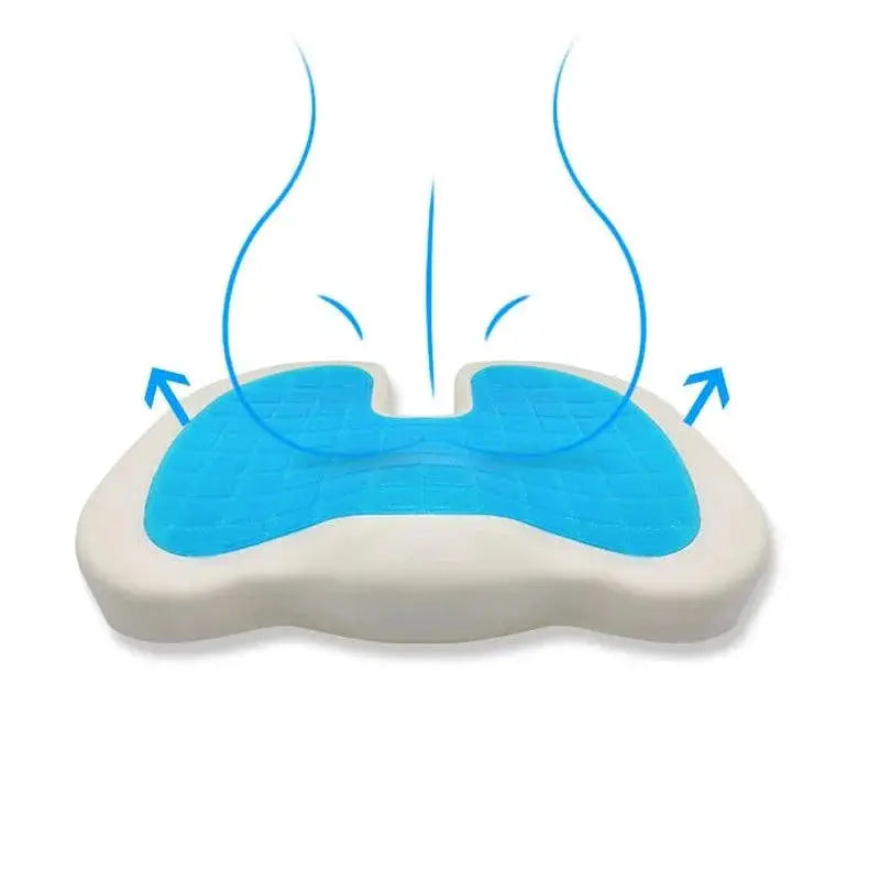 Orthopedic U Shaped Memory Foam Seat Cushion With Gel Pad