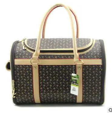 Luxury Leopard Print Dog Sling Bag For Small Pets Carrier