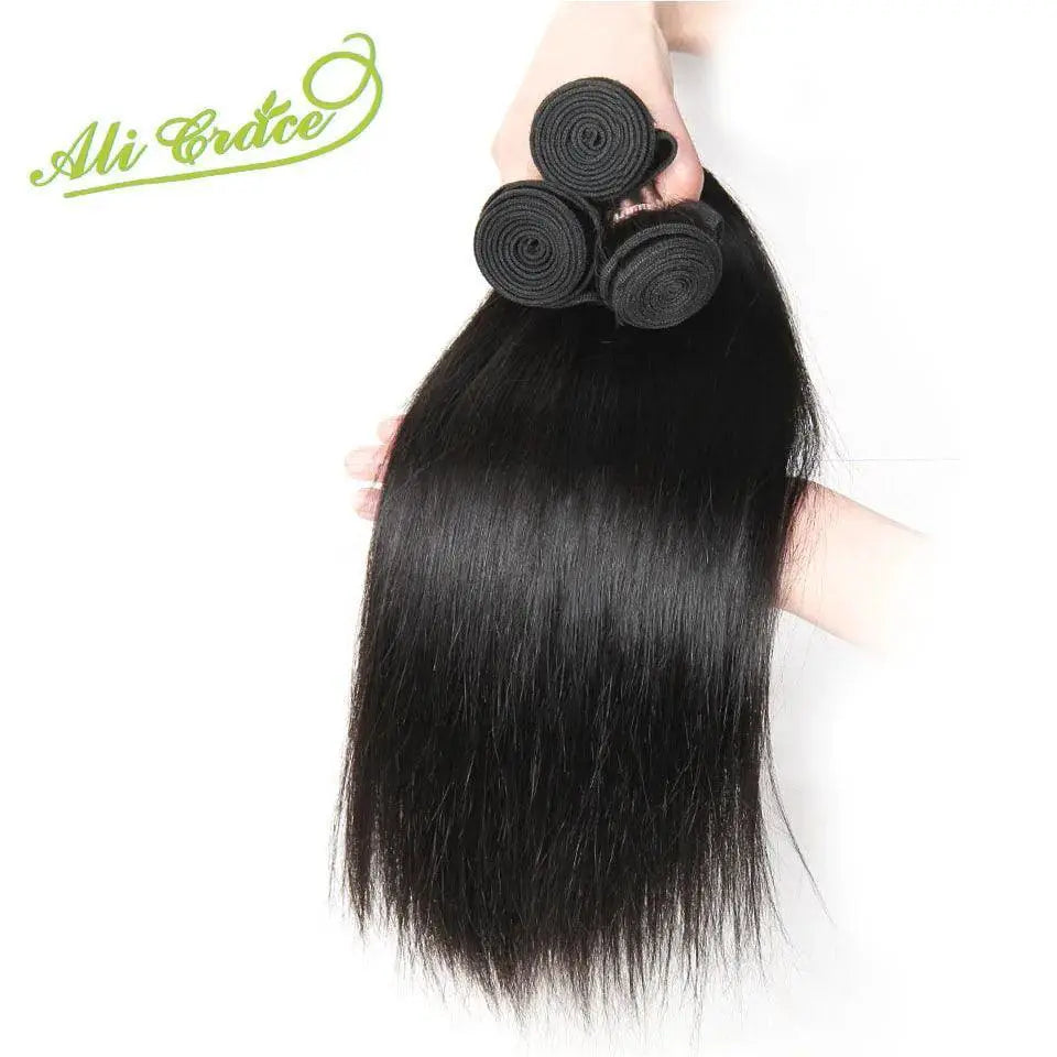 Ali Grace Malaysian Straight Hair Bundles Remy Extensions
