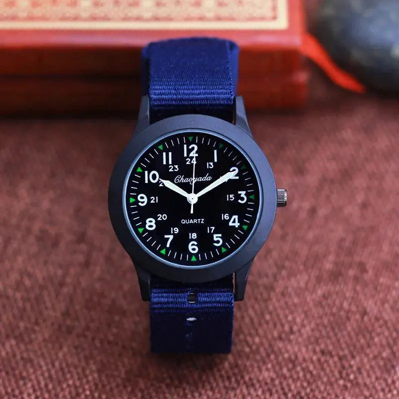 Chaoyada Kids Military Style Luminous Quartz Watches