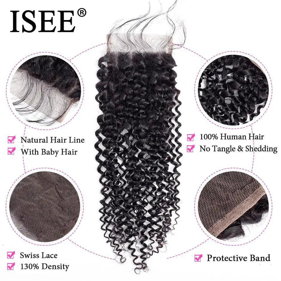 Mongolian Kinky Curly Hair Set Human Hair Bundle Premium