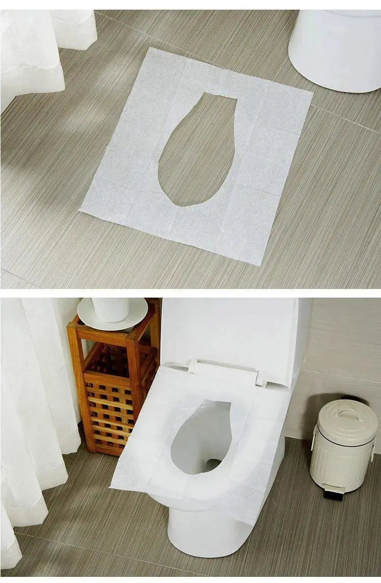 Portable Toilet Seat Covers Travel Pack Hygiene And Comfort