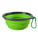 Portable Silicone Dog Bowl: Convenient Travel Feeding Aid