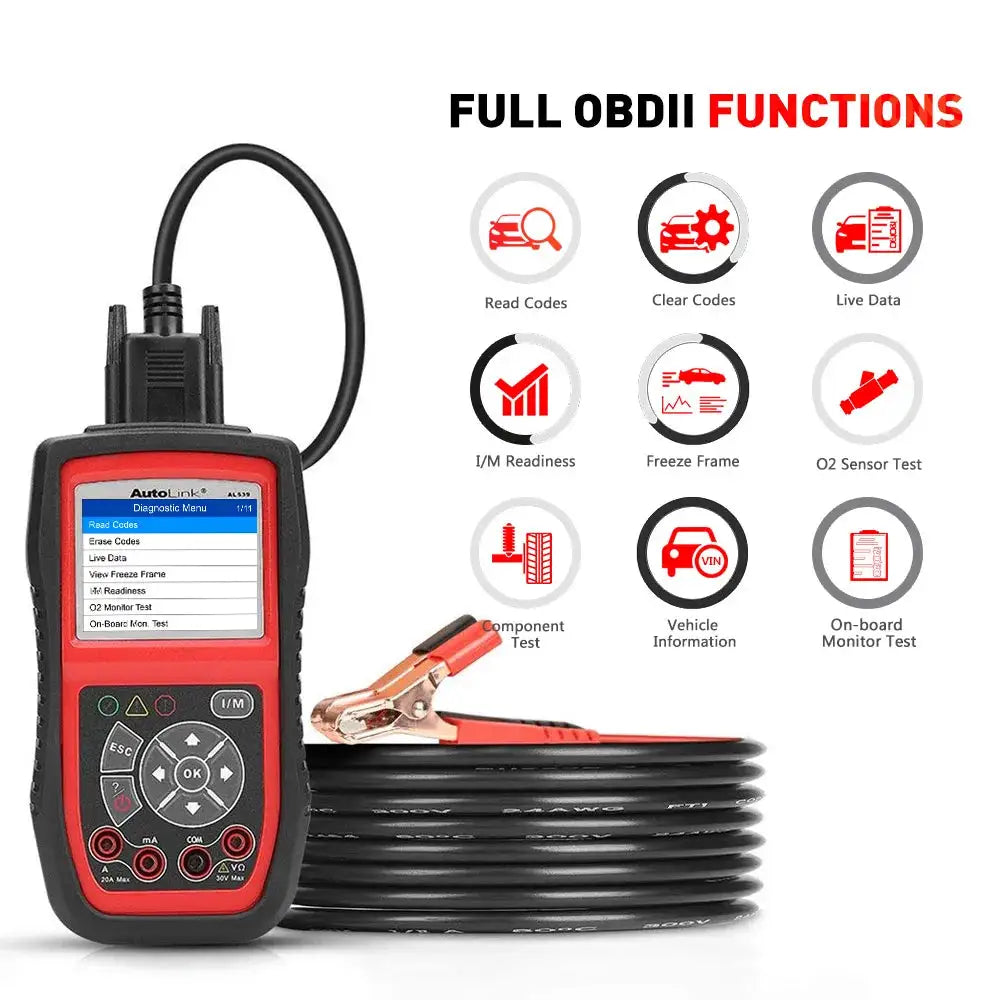 Autel AL539B OBD2 Scanner and Battery Tester — product view 3
