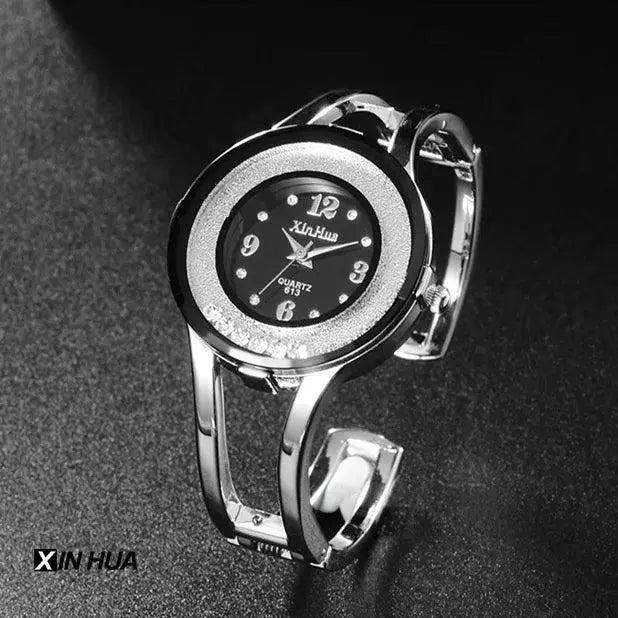 Elegant Rhinestone Bangle Watch For Stylish Women Timepiece