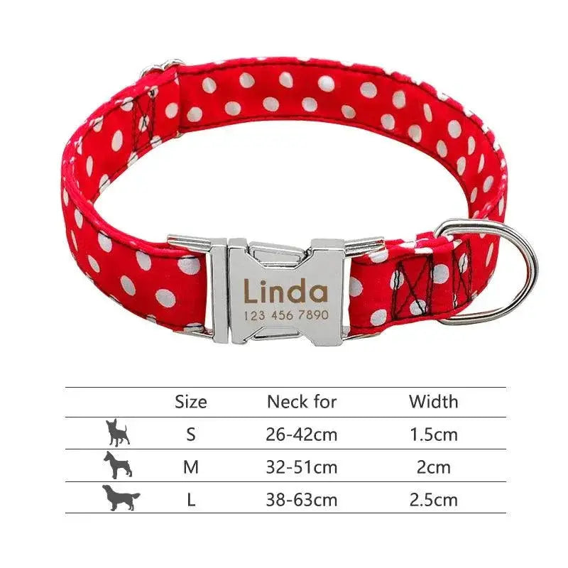 Reflective Dog Collar With ID Engraving — product view 10