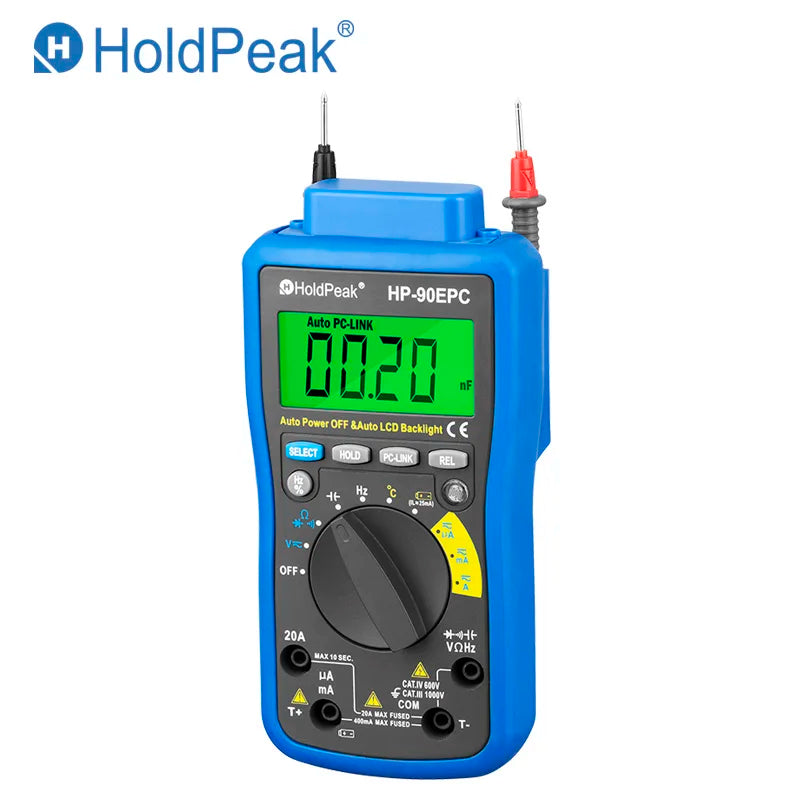 HoldPeak Multimetro Digital USB Multimeter AC/DC Voltage Current — product view 7
