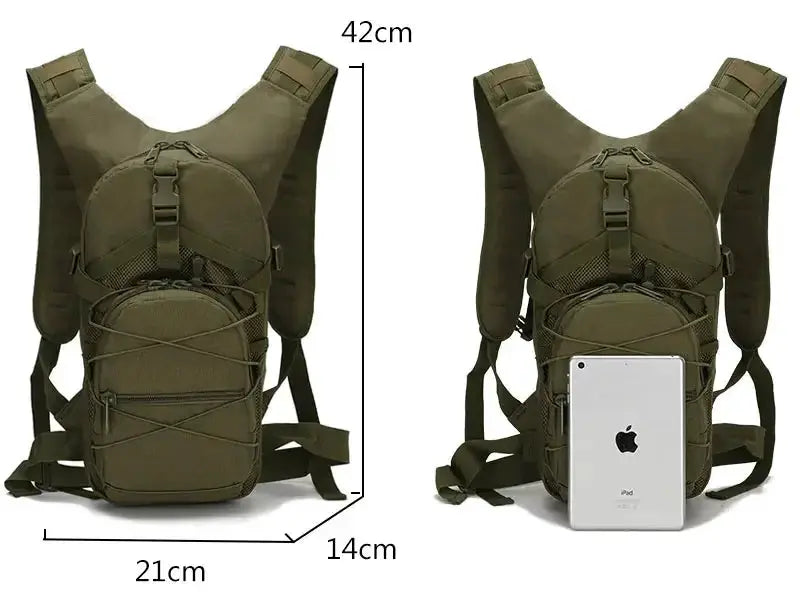 Compact 15L Molle Tactical Backpack For Outdoor Sports