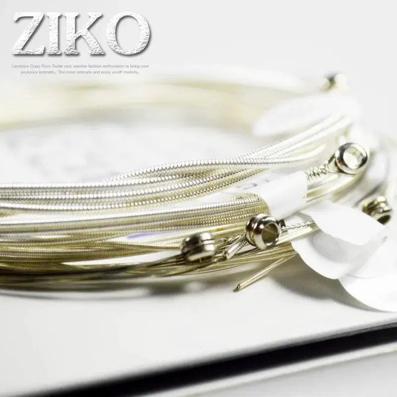 Ziko Acoustic Guitar Strings Set 010 011 012 Silver Plating