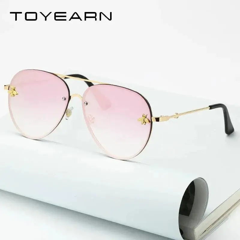 TOYEARN Vintage Pilot Sunglasses For Men And Women Classic