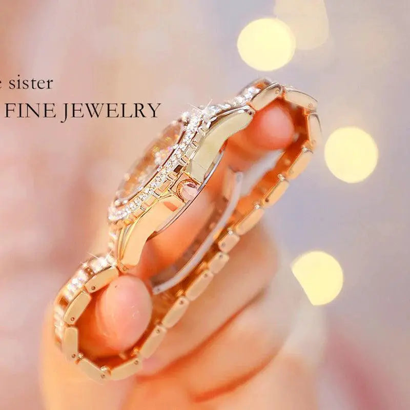 Diamond Elegance Luxury Women Watch Timeless Functional
