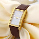 Sophisticated Gold Women's Quartz Watch Elegant Business Elegance