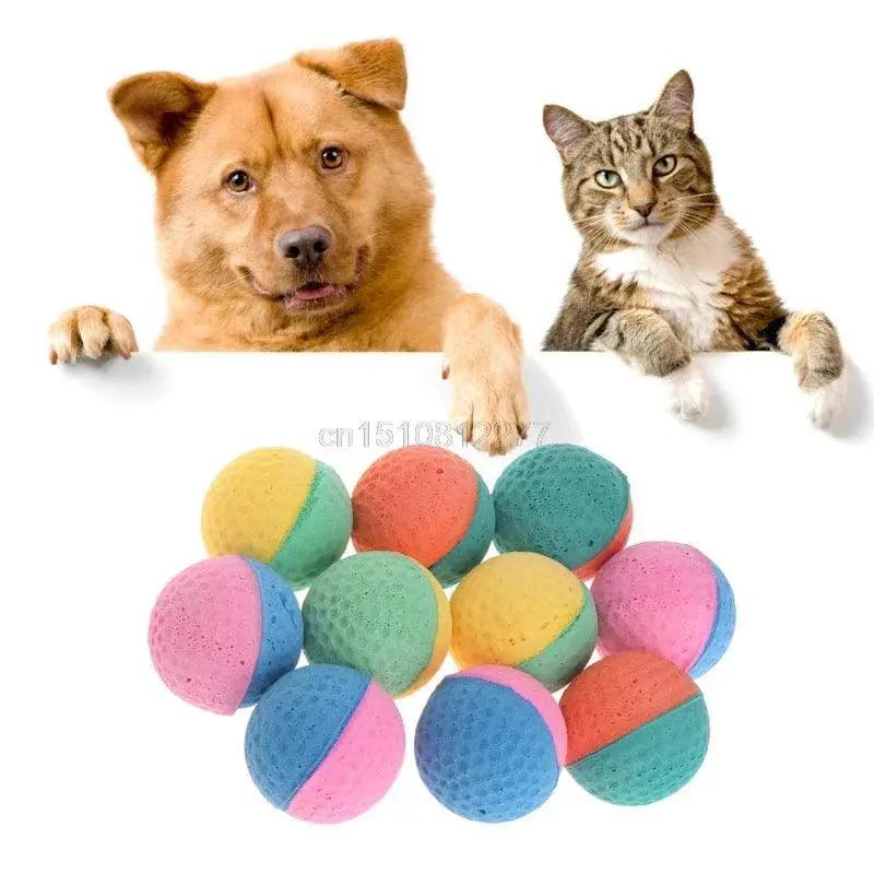 Durable Pet Toy Latex Balls Vibrant Chew for Dogs and Cats