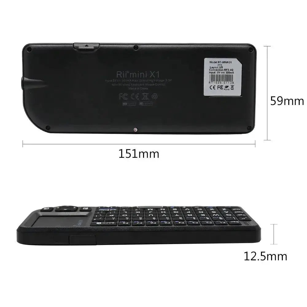 Rii X1 Mini Wireless Keyboard Android TV PC Multi Language