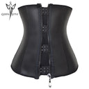 Zippered Latex Waist Trainer Corset for Women Slimming
