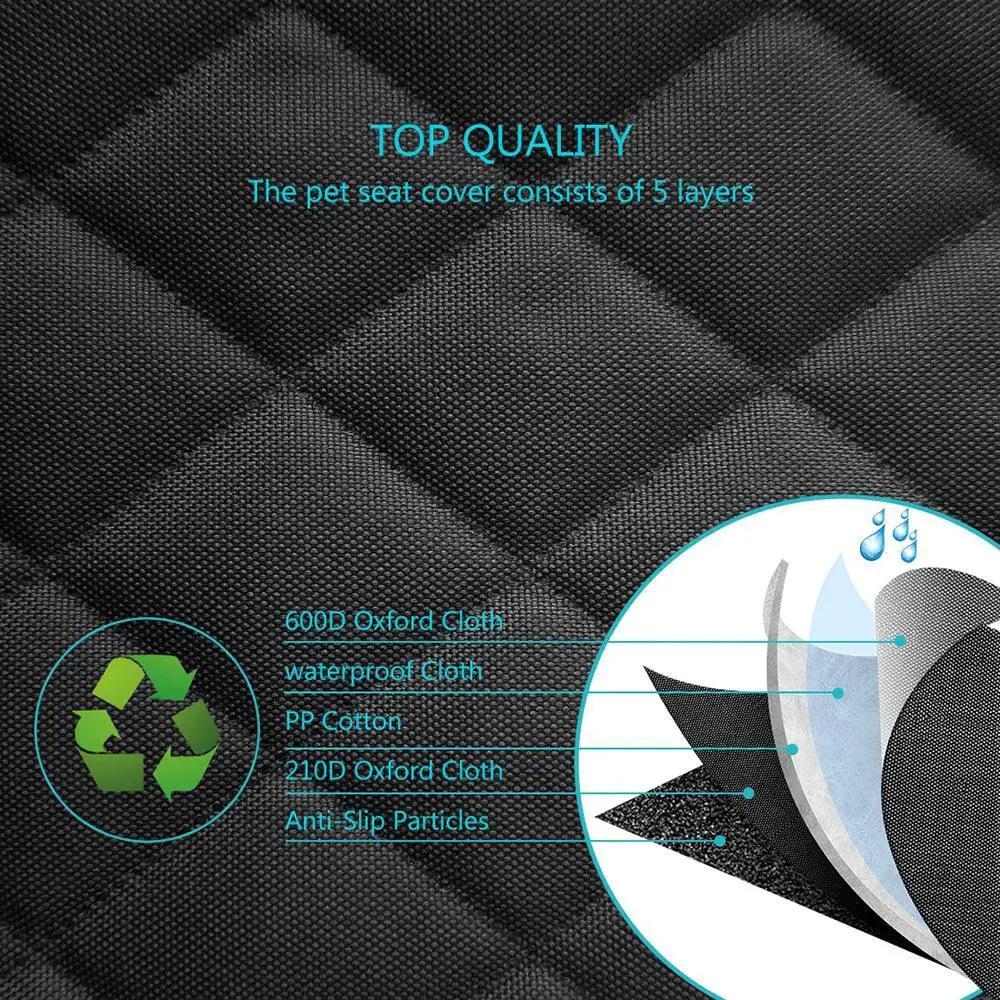 Waterproof Heavy Duty Dog Car Seat Cover for Large Dogs