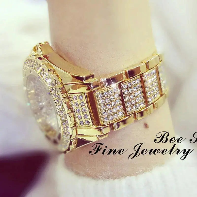 Diamond Elegance Luxury Women Watch Timeless Functional