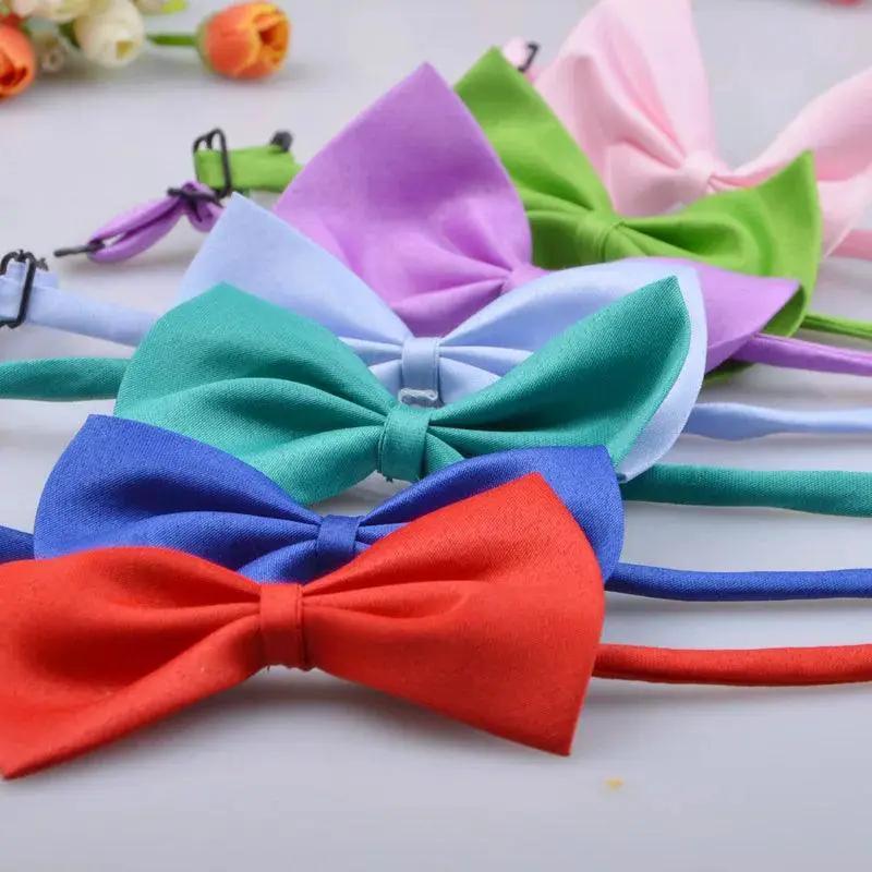 Pet Bow Tie Set Multicolor Grooming Accessories For Pets
