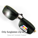 Versatile Polarized Clip-On Sunglasses for Prescription Glasses