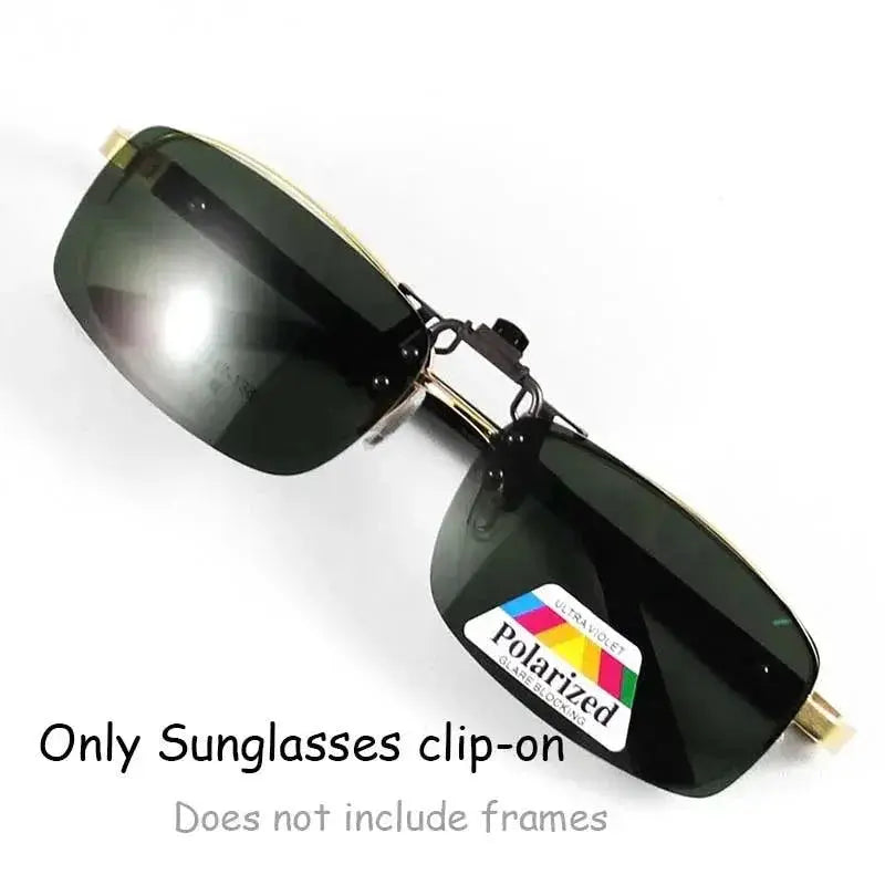 Polarized Clip On Sunglasses For Prescription Glasses