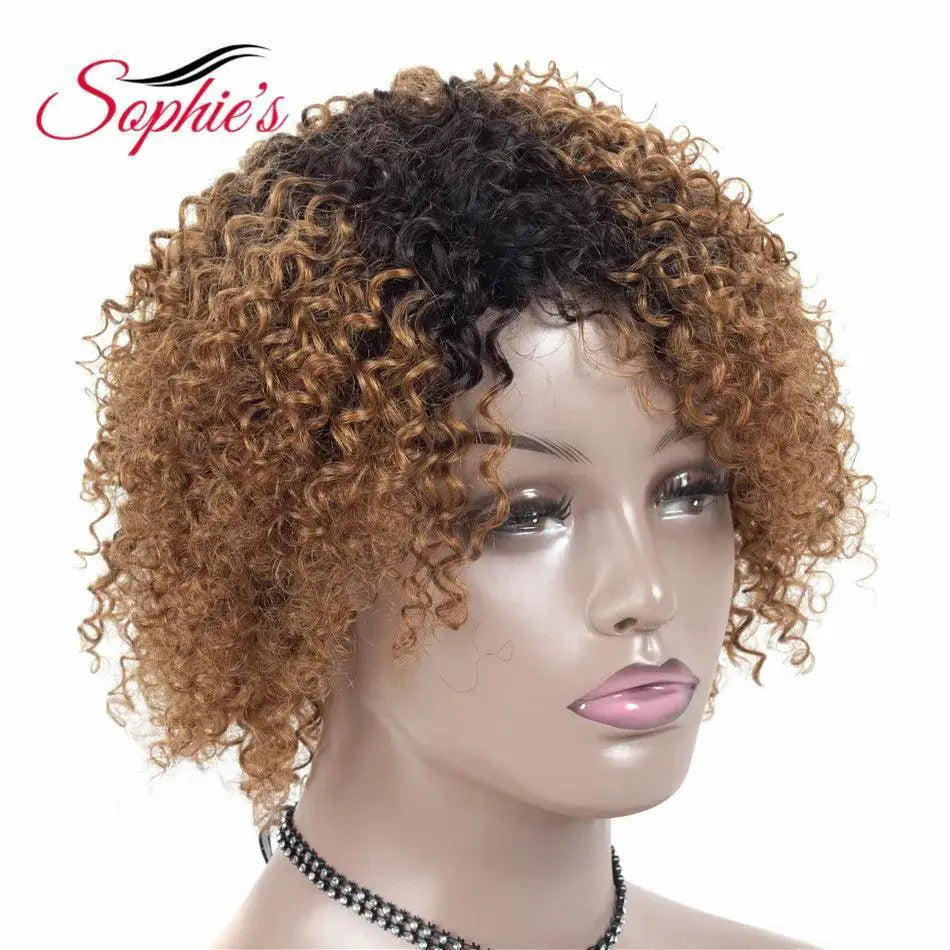 Sophies Brazilian Jerry Curl Wigs For Chic Style Line