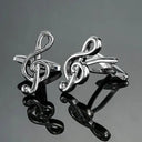 Elegant Cufflinks for Musicians Wedding