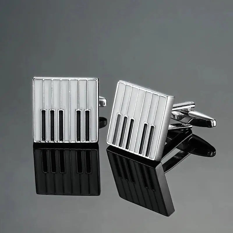 Brass Musical Instrument Cufflinks For Formal Occasions