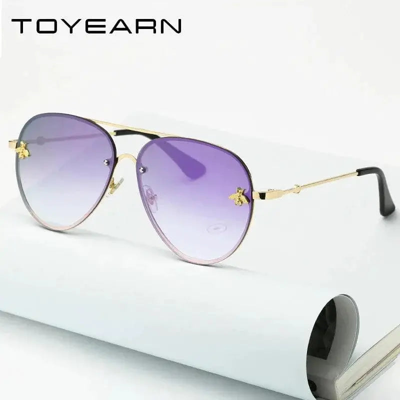 TOYEARN Vintage Pilot Sunglasses For Men And Women Classic