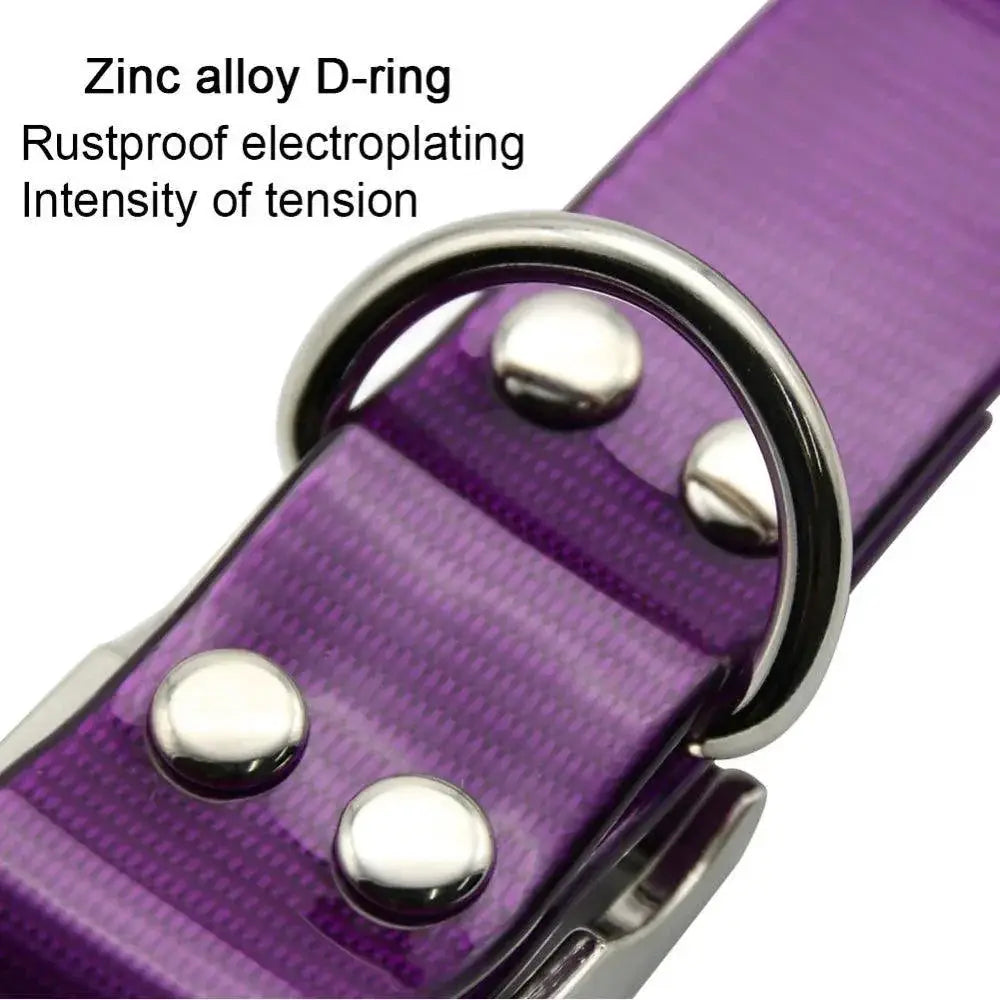 Fashion Waterproof Pet Collar Durable Style In 7 Colors