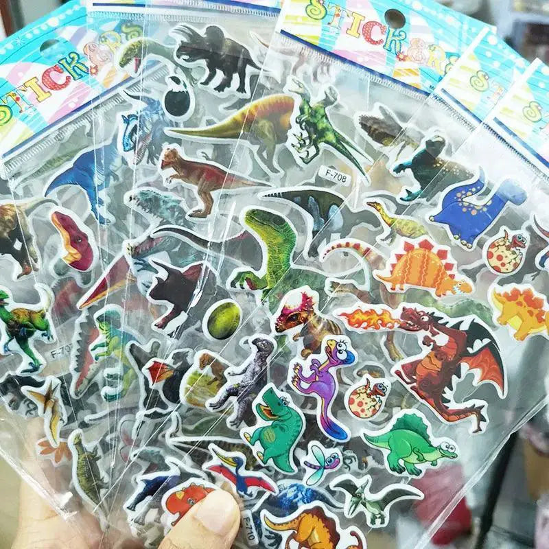 3D Cartoon Puffy Stickers Variety Pack Kids Scrapbook