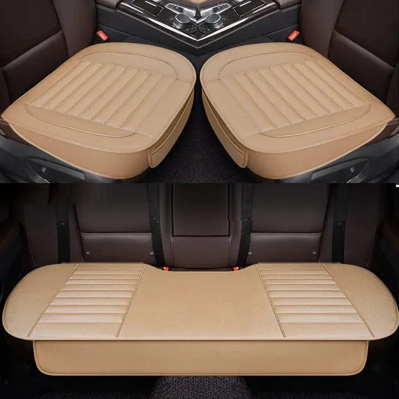 Leather Car Seat Covers Cushion Universal Protector Interior