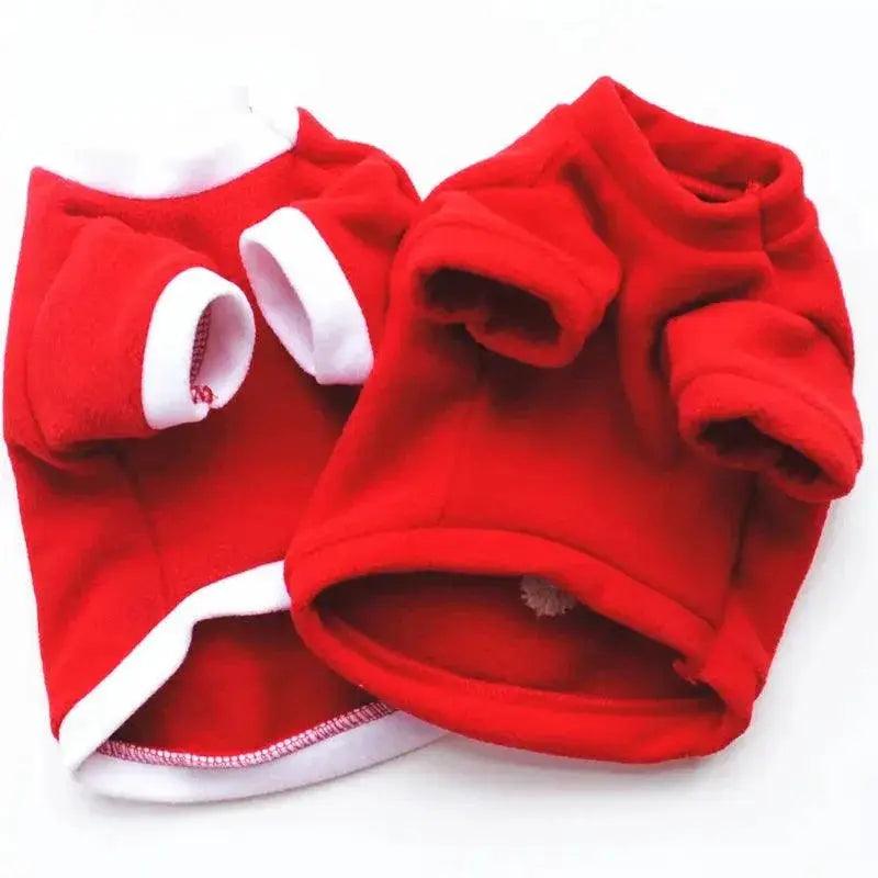Stylish Fleece Dog Jacket Small Breeds Winter Coat