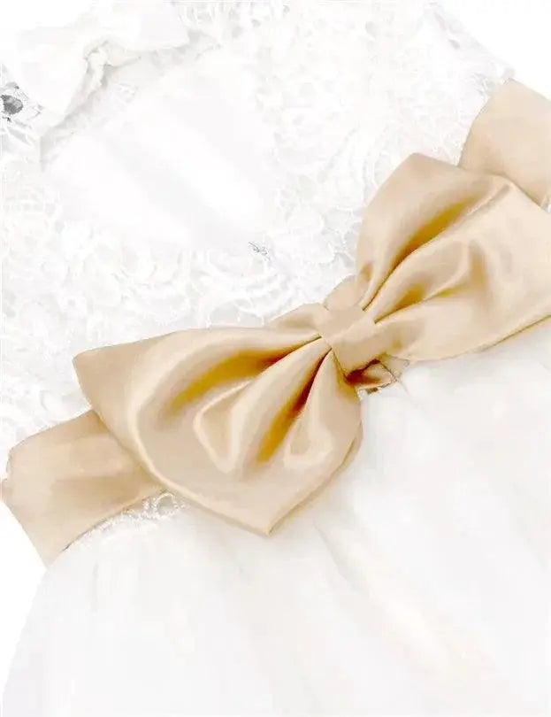 2020 Brand New White Ivory Flower Girl Dress For Weddings