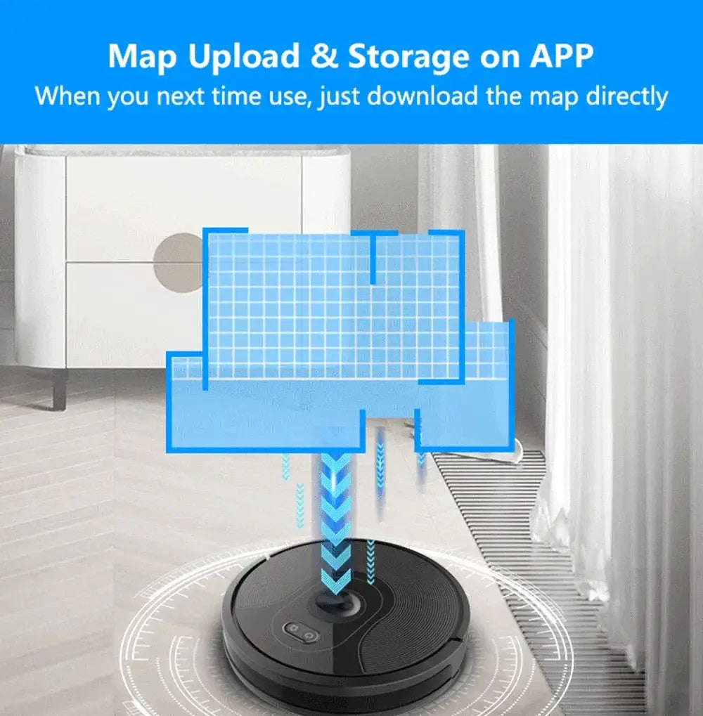Abir X6 Vacuum Cleaning Robot With Smart Memory And Camera - OurLum.com