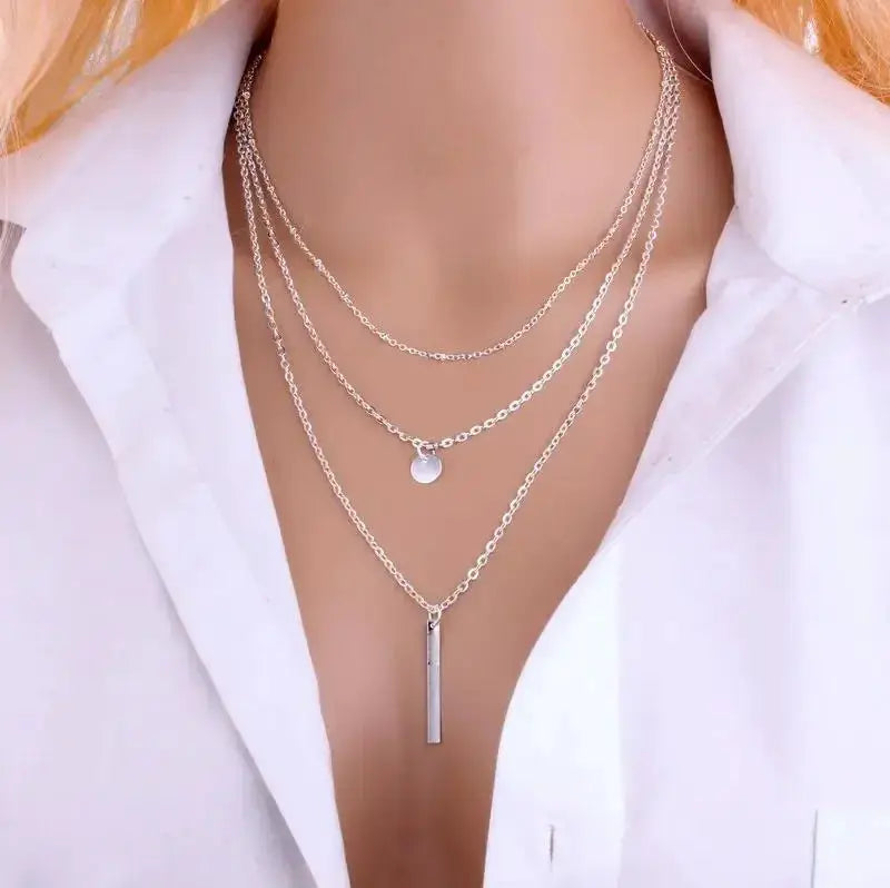 European American Copper Bead Necklace Fashion Jewelry