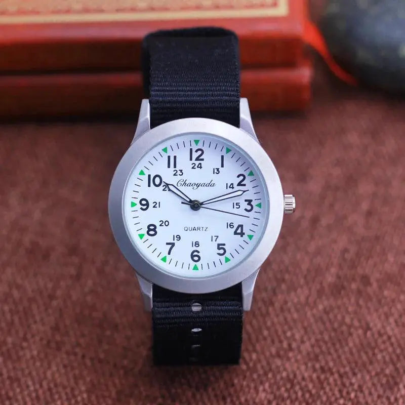 Chaoyada Kids Military Style Luminous Quartz Watches