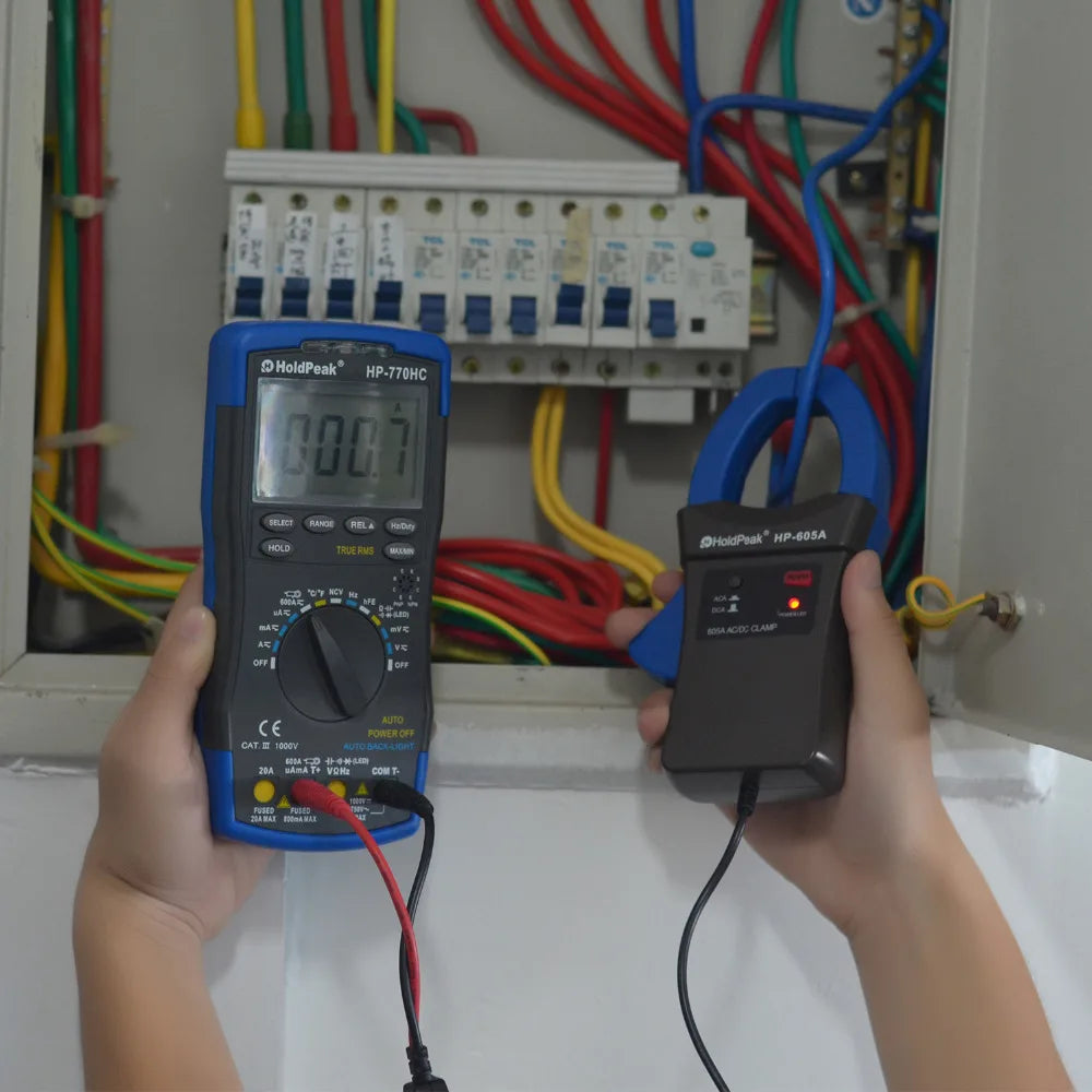 HoldPeak Clamp Adapter AC/DC Current Power LED Jaw Caliber — product view 4