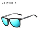 Unisex Retro Polarized Sunglasses with Aluminum TR90 Frame