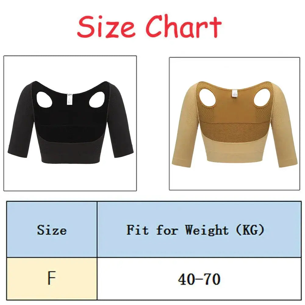 Womens Arm Shaper Tops For Slimming And Posture Support