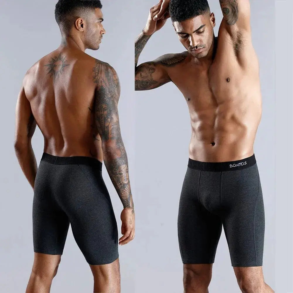 Ultimate Comfort Cotton Boxers Long Leg Underwear For Men